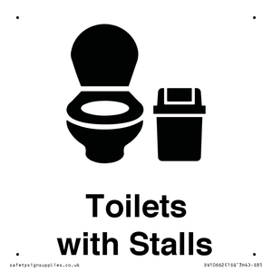 Toilets: Stalls with Sanitary Bin